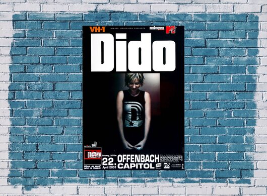 Dido - Here With Me, Offenbach 2001 - Konzertplakat