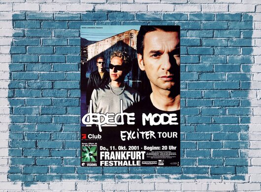 Depeche Mode - Exciter Tour, Frankfurt 2001 - Konzertplakat