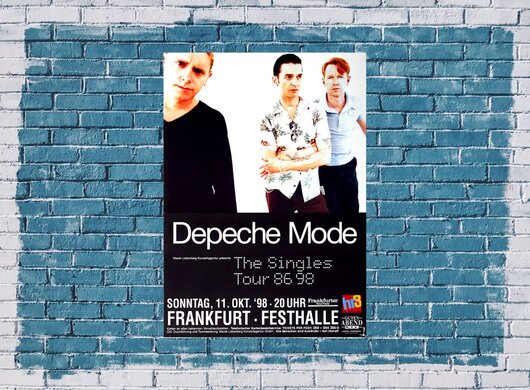 Depeche Mode - The Singles, Frankfurt 1998 - Konzertplakat