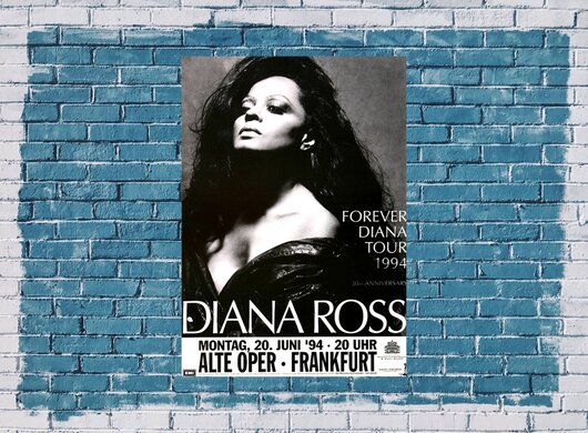 Diana Ross - Forever Diana, Frankfurt 1994 - Konzertplakat