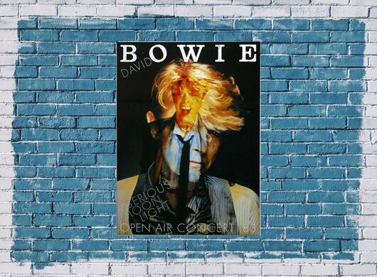 David Bowie - Open Air, Frankfurt 1983 - Konzertplakat