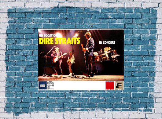 Dire Straits - On Location,  1981 - Konzertplakat