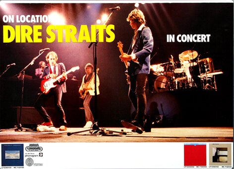 Dire Straits - On Location,  1981 - Konzertplakat