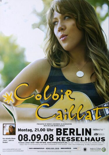 Colbie Caillat - Breakthrough, Berlin 2008 - Konzertplakat