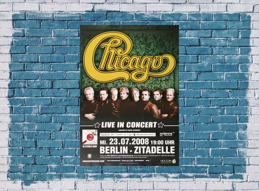Chicago - Live In Berlin, Berlin 2008 - Konzertplakat