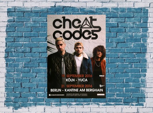 Cheat Codes - Live on Stage, Berlin 2016 - Konzertplakat