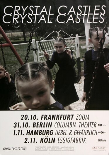 Crystal Castles - Amnesty, Tour 2016 - Konzertplakat