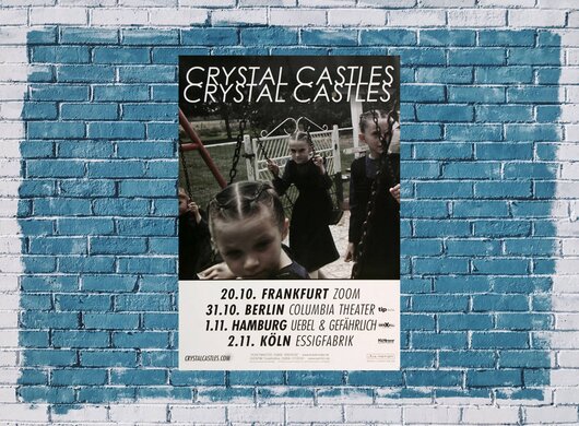Crystal Castles - Amnesty, Tour 2016 - Konzertplakat