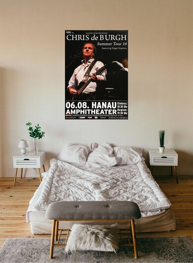 Chris de Burgh - Summer Tour, Hanau 2016 - Konzertplakat
