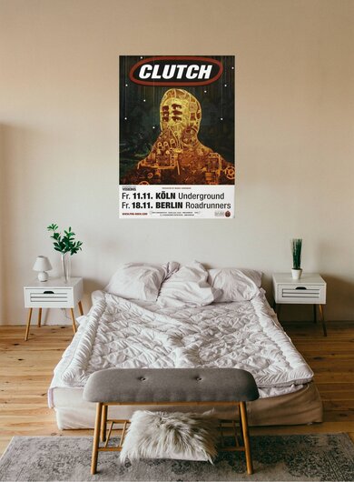 Clutch - El Roj, Köln & Berlin 2011 - Konzertplakat