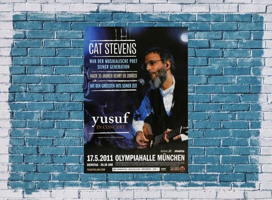 Cat Stevens - Concert , München 2011 - Konzertplakat