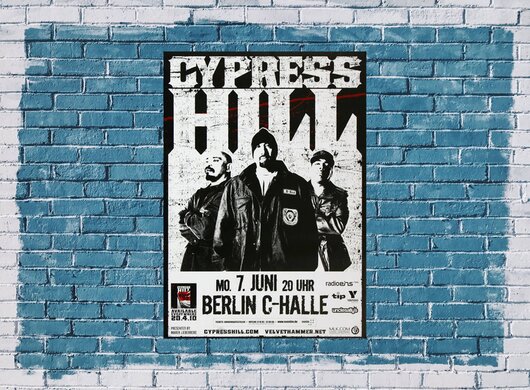 Cypress Hill - Rise Up, Berlin 2010 - Konzertplakat