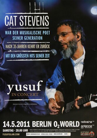 Cat Stevens - Concert , Berlin 2011 - Konzertplakat