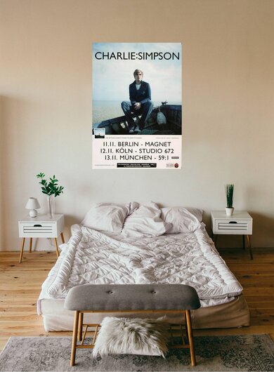 Charlie:Simpson - Parachutes, Tour 2012 - Konzertplakat