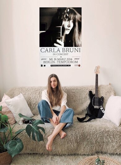 Carla Bruni - French Songs , Berlin 2014 - Konzertplakat