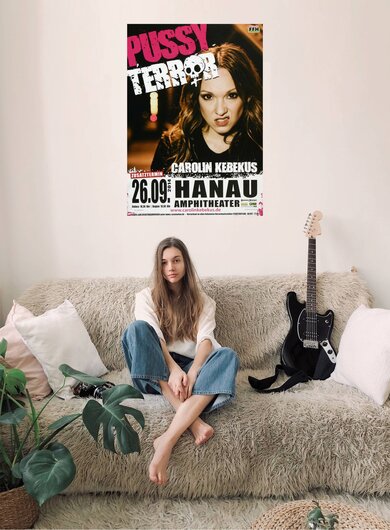 Carolin Kebekus - Pussy Terror, Hanau 2014 - Konzertplakat