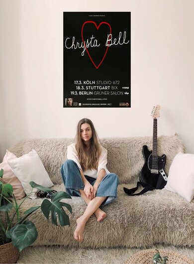 Christa Bell - Muse, Tour 2014 - Konzertplakat