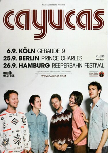 Cayucas - Bigfoot, Tour 2013 - Konzertplakat