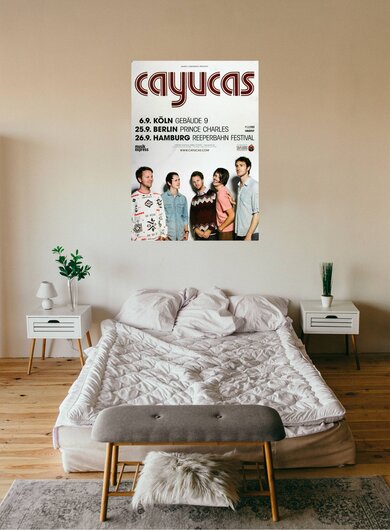 Cayucas - Bigfoot, Tour 2013 - Konzertplakat