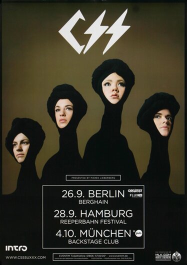 CSS - Planta, Tour 2013 - Konzertplakat