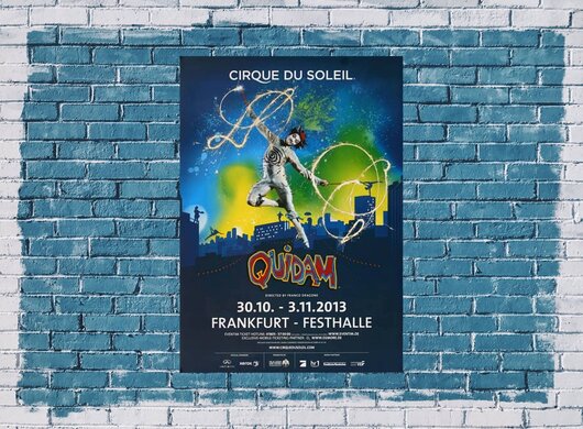 Cirque du Soleil - Quidam , Frankfurt 2013 - Konzertplakat