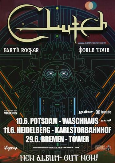 Clutch - World Tour, Tour 2013 - Konzertplakat