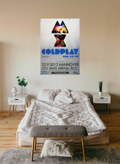 Coldplay - Live in , Hannover 2012 - Konzertplakat