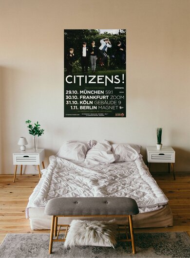 Citizens ! - European Soul, Tour 2012 - Konzertplakat