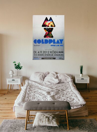 Coldplay - Live in , Köln 2012 - Konzertplakat