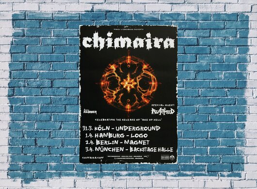 Chimaira - The Age Of Hell, Tour 2012 - Konzertplakat