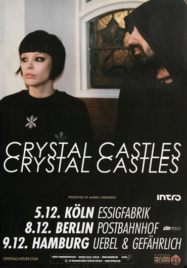Crystal Castles - No. III , Tour 2012 - Konzertplakat