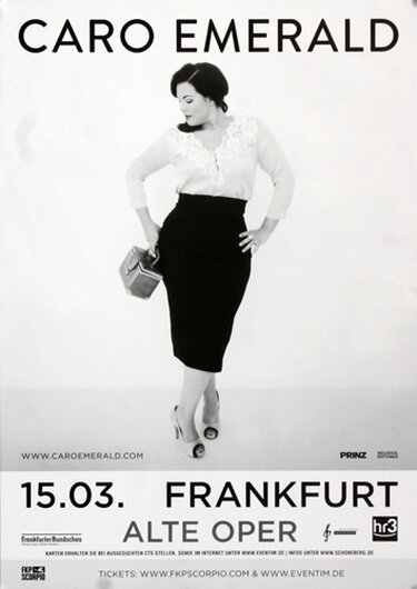Caro Emerald - Live On Tour, Frankfurt 2013 - Konzertplakat