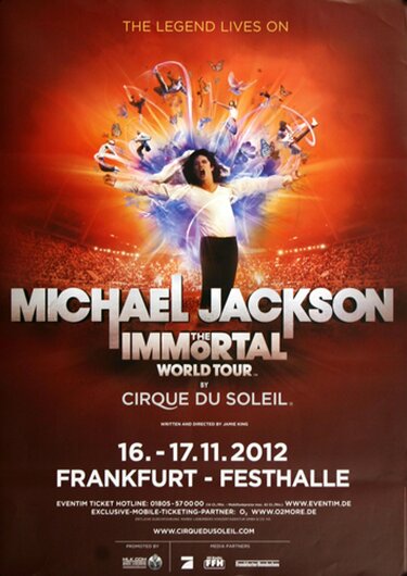 Cirque du Soleil - Immortal, Frankfurt 2012 - Konzertplakat