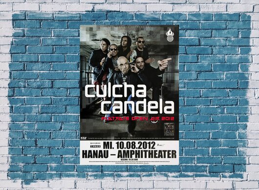 Culcha Candela - Fltrate, Hanau 2012 - Konzertplakat