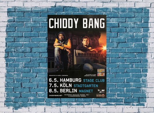 Chiddy Bang - Breakfast, Tour 2012 - Konzertplakat