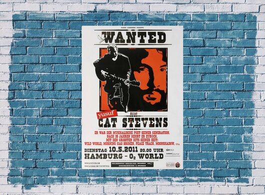 Cat Stevens - Wanted , Hamburg 2011 - Konzertplakat