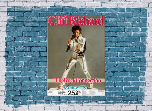 Cliff Richard - Rock Connection, Frankfurt 1985 - Konzertplakat