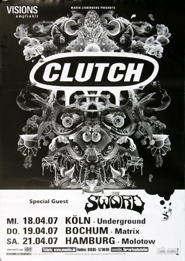 Clutch - Beale Street, Tour 2007 - Konzertplakat