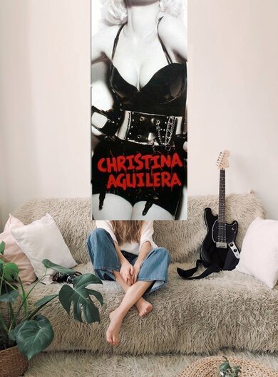 Christina Aguilera, Door-Poster, 2teilig, 2-pieces, 2010,  ca.59cm x ca.168cm, appox:23 inch x approx: 66 inch,