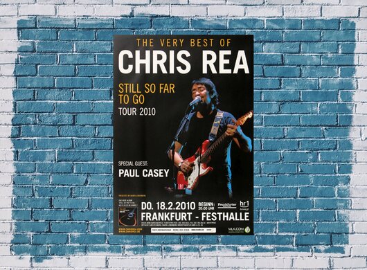 Chris Rea - Still So Far To Go, Frankfurt 2010 - Konzertplakat