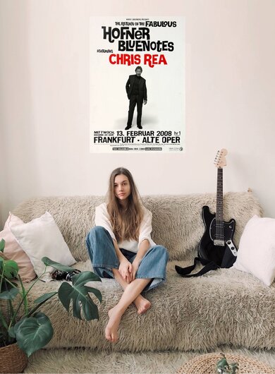 Chris Rea - The Return Of, Frankfurt 2008 - Konzertplakat