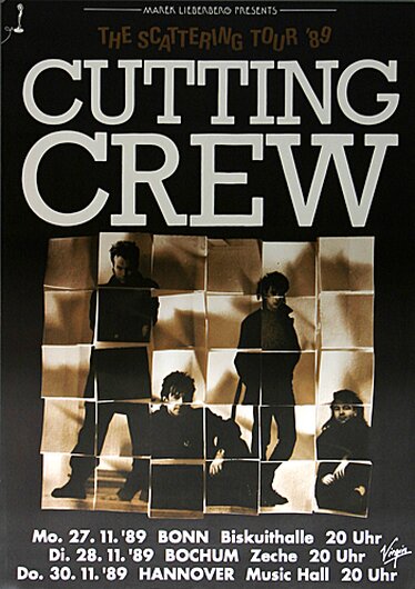 Cutting Crew - Scattering, Tour 1989 - Konzertplakat