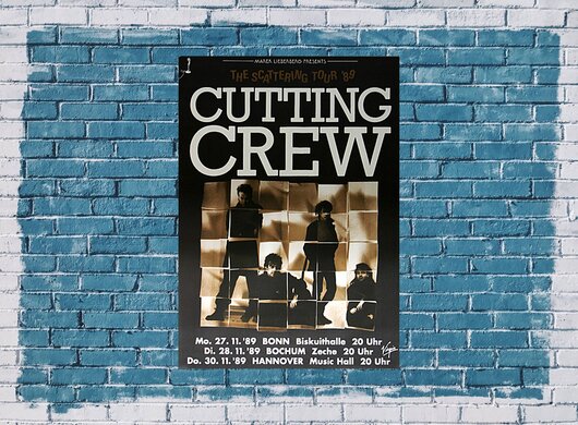 Cutting Crew - Scattering, Tour 1989 - Konzertplakat