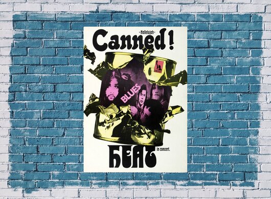 Canned Heat - Halleujah,  1969 - Konzertplakat
