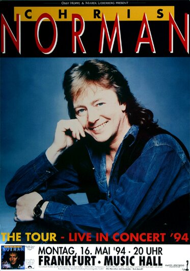 Chris Norman - Screaming Love, Frankfurt 1994 - Konzertplakat