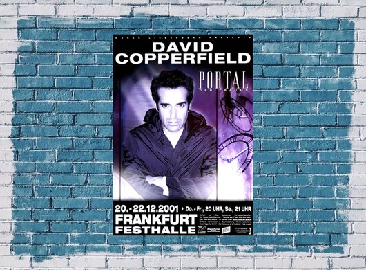 Copperfield, David - Portal der Träume, frankfurt 2001 - Konzertplakat