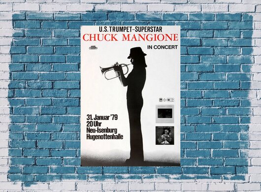Chuck Mangion - Feel So Good, Neu-Isenburg  1979 - Konzertplakat