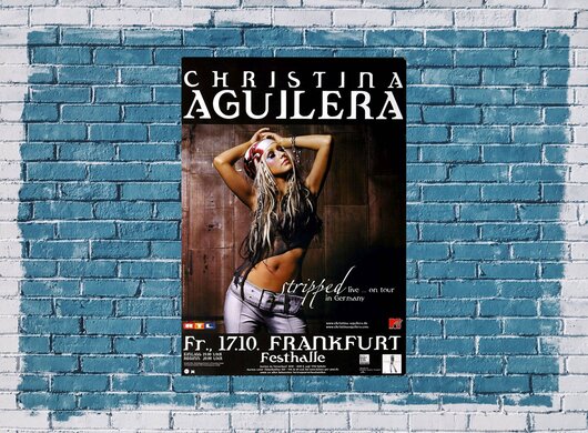 Christina Aguilera - Live On Tour, Frankfurt 2003 - Konzertplakat