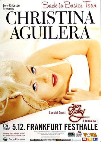 Christina Aguilera - Live, Frankfurt 2006 - Konzertplakat