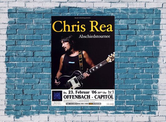 Chris Rea - Blue Guitar, Offenbach 2006 - Konzertplakat